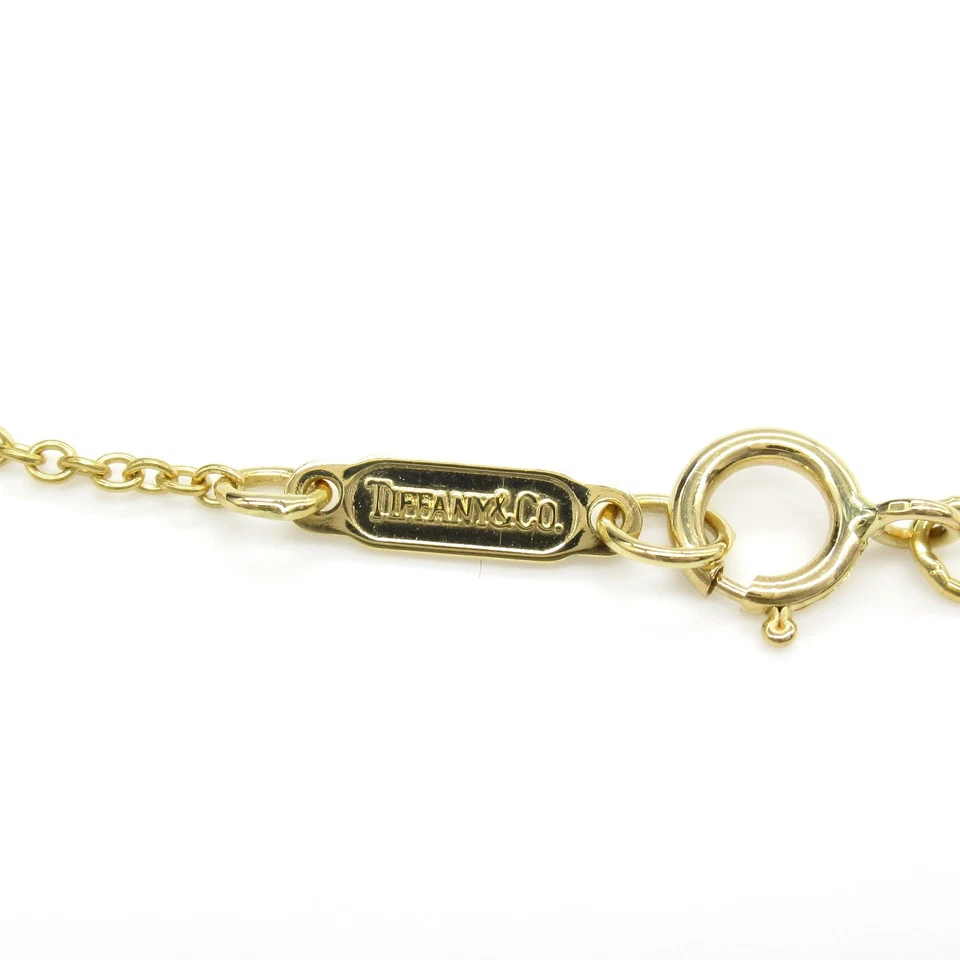 TIFFANY & CO Dots Collar Diamante Colgante 18KYG Oro Amarillo Usado Mujeres - Imagen 3 de 4