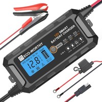 Autobatterie LadegeräT 5A Lifepo4 12V ErhaltungsladegeräT FüR Auto Lkw Motorrad