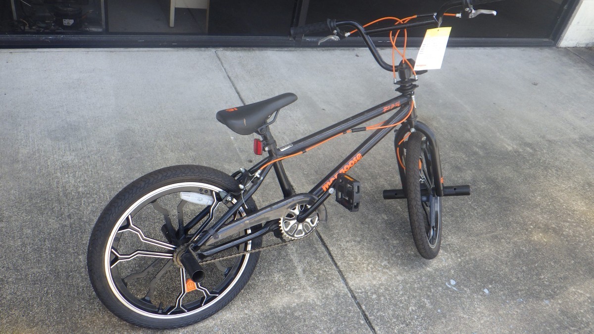 MONGOOSE 20" KIDS BIKE X1BMX, BLACK, AGES 7-14 YEARS OLD (TDY028956)