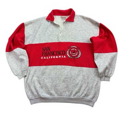 vintage San Francisco Pullover Gr. XL Sweatshirt 80er California KW3