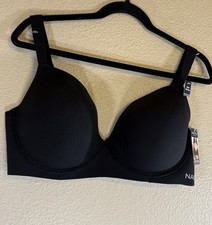 NWT Nautica Women's Bra 40D Lightly Lined Ribbed Smooth Finish Bra Underwire
