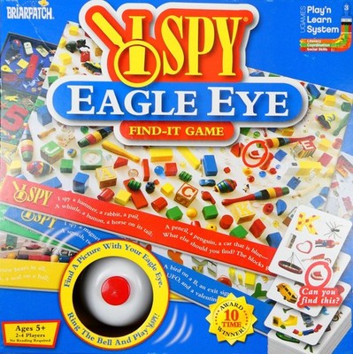I Spy Eagle Eye Find-It Spiel - ab 5+ - Brettspiel - Briarpatch  2-4 - vollständig
