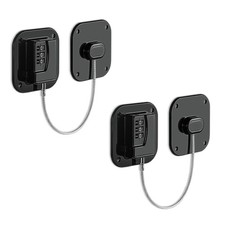 Refrigerator Lock - Heavy Duty Fridge  Freezer Safety Latch for Babies  Tod...