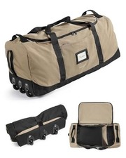 83L Foldable Travel Bag, Large Duffle Bag for Travel, Weekender Duffel Brown