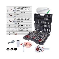 1/4 Zoll+3/8 Zoll+1/2 Zoll Chromeplus SteckschlüSsel-Satz, 216-Tlg Ks Tools