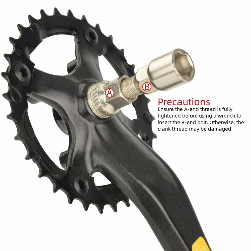 Estrattore Pedivella Per Bici - In Acciaio Al Carbonio, Compatto, Per Manutenzione Mountain Bike E Bici Da Strada