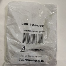 Anderson 309893661, 04018-06, 6401S, 3/8" Brass Flare Nut Forged Qty 10 