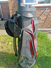 Wilson Staff 14-Way Divider Stand Golf Bag – Grey/Red – Pre-Owned – Very Good Co