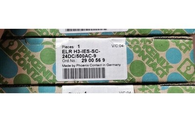New ELR H3-IES-SC- 24DC/500AC-9 2900569 Via DHL or Fedex One Year Warranty  *rr