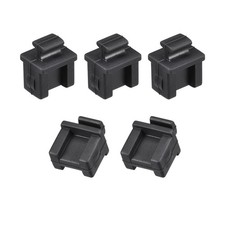 5 x Silicone SFP Anti-Dust Stopper Cap Cover Black