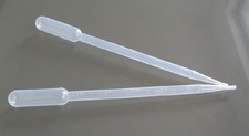 100 Plastic dropper transfer pipette graduated pipet 0.2ml/0.5ml/1ml/2ml/3ml/5ml
