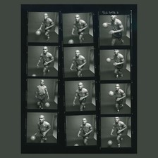 Rare Tim Hardaway of Miami Heat photo contact sheet by Ray Lego 