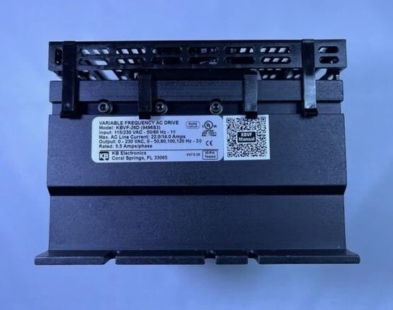 KBVF-26D (9496S3) KB Electronics UL  Variable Frequency AC Drive, 115/230VAC - Image 3 of 4