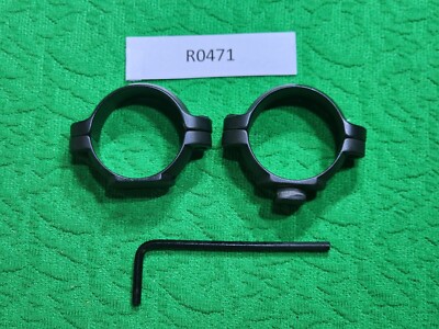 R0471 Leupold Model 40827 1 inch Super Low Matte STD Scope Rings NOS