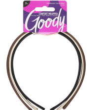 Goody - Classics Wide Headbands Cream/Black/Brown - 3 per set - 1 set