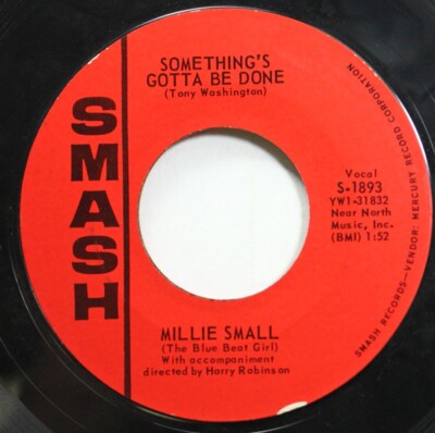 50S 60S 45 Millie Small - Something'S Gotta Be Done / My Boy Lollipop On Smash