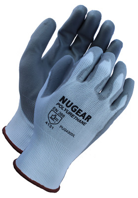 144 Pairs Nugear Polyurethane (PU) Palm Coated Protective Safety Work Gloves