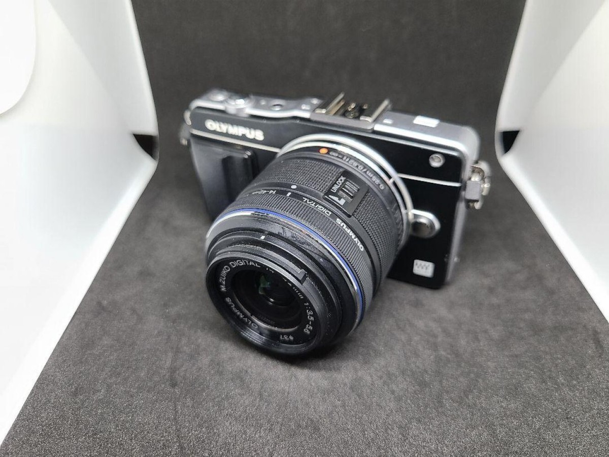 Olympus Pen Mini E-PM2 Body Digital Compact Camera Black 16.05MP 