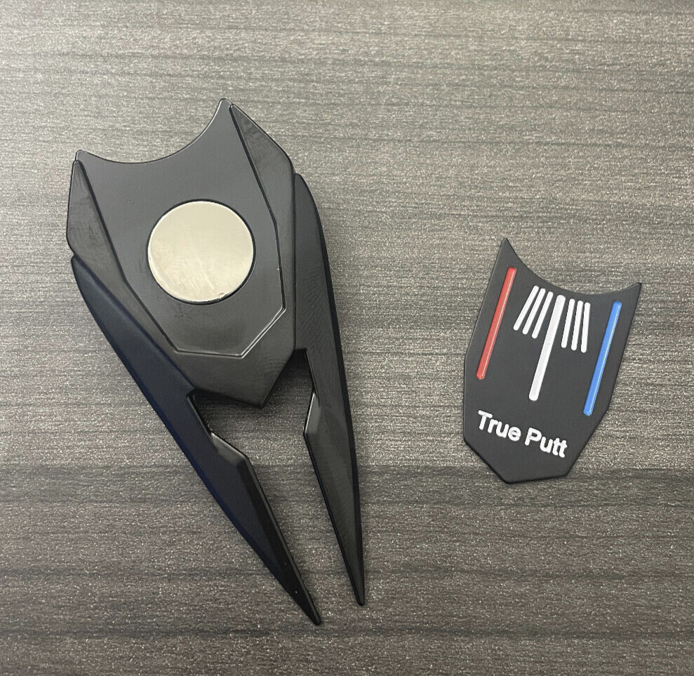 Divot Tool And Magnetic Ball Maker With Hat/belt Clip Black