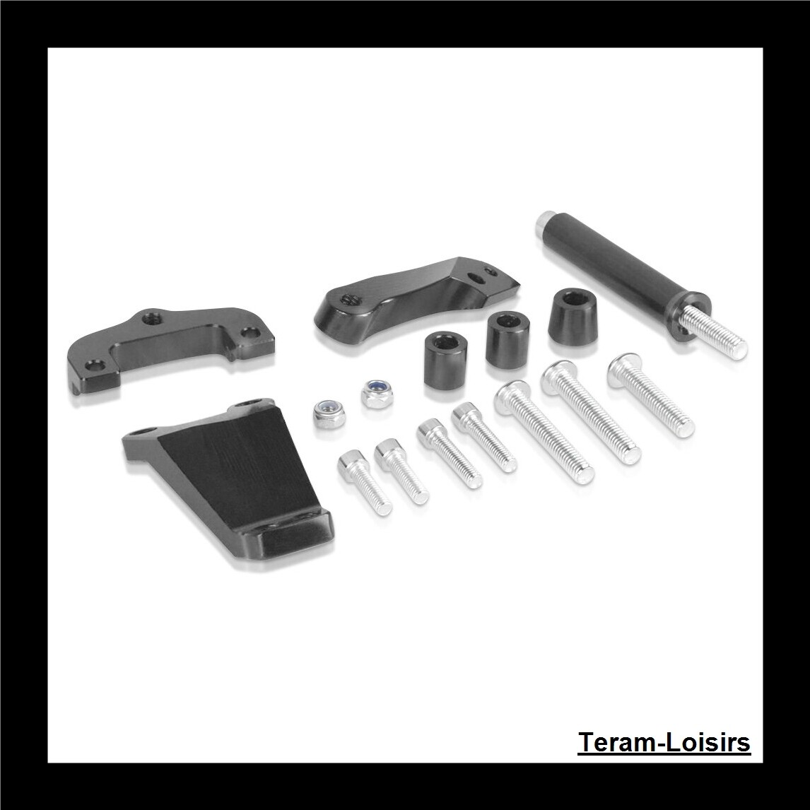 Amortisseur de direction avec kit de fixation pour moto Kawasaki ER6N de 2012 à 2016