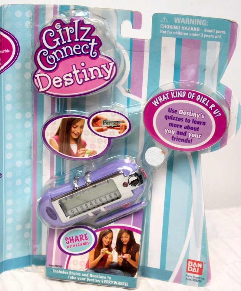 Girlz Connect Destiny Quiz Dispositivo Juguete USB Alarma Horóscopo Lápiz Collar Gadget Foto 3 de 4