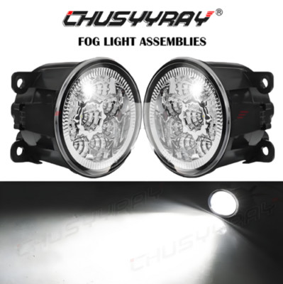 2X Fog Lights LED Bumper Driving Lamps 6000K For Jaguar X-Type 2004-2008