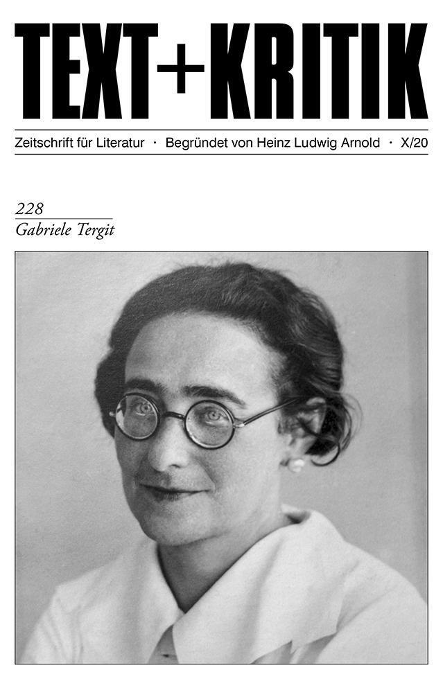 Thumbnail - Gabriele Tergit | Zeitschrift Für Literatur X/20 | Claudia Stockinger