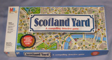 Scotland Yard Detective Game ... Vintage 1985 Milton Bradley ... Complete & Nice