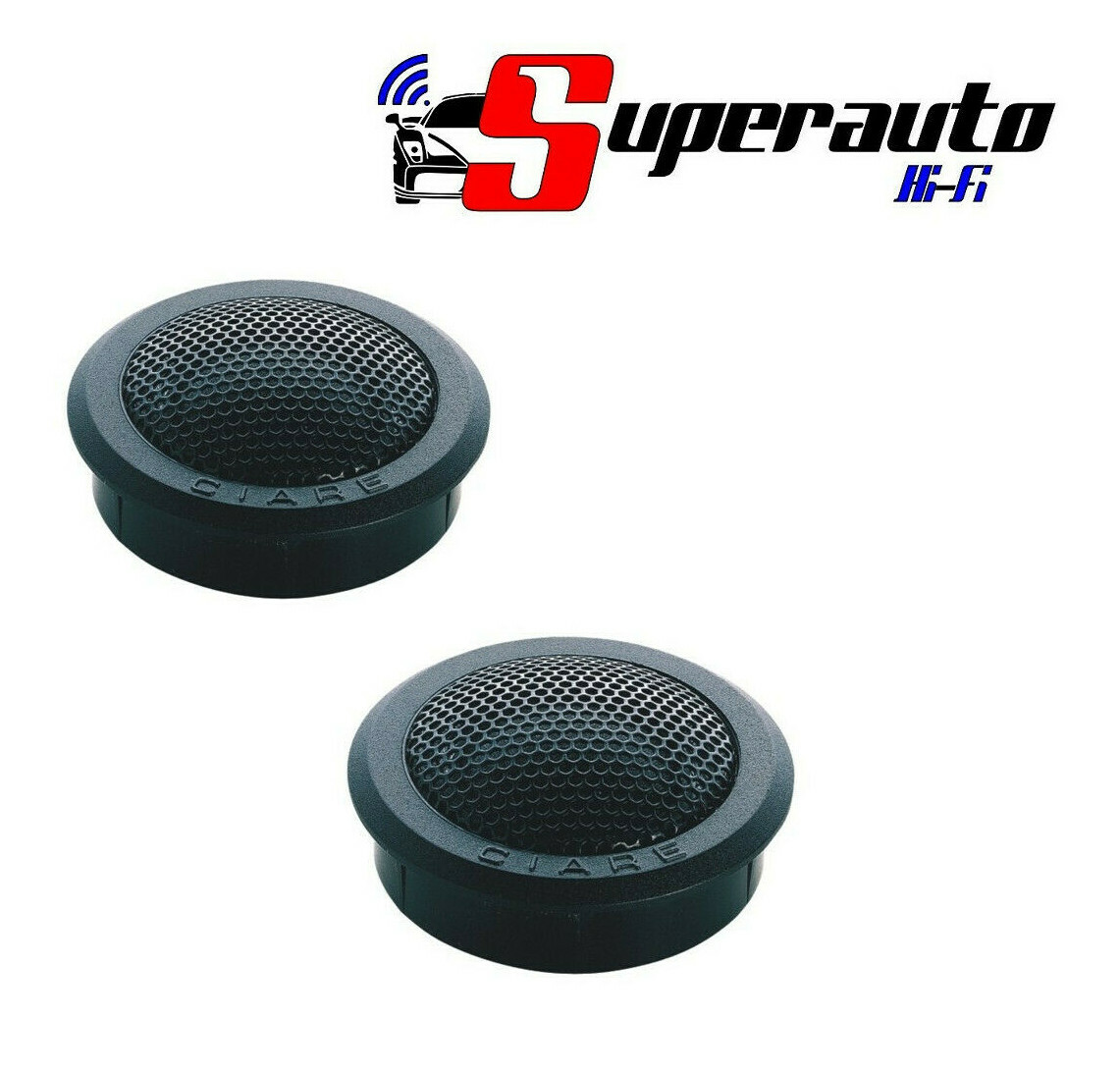 Ciare CT250 Coppia Tweeter Auto 150W Orientabili - Qualità Hi-Fi Italiana