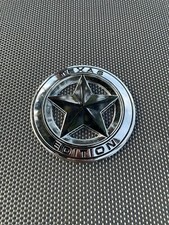 1 One Chrome-black Fender Emblem Badge For Truck Jeep Suv