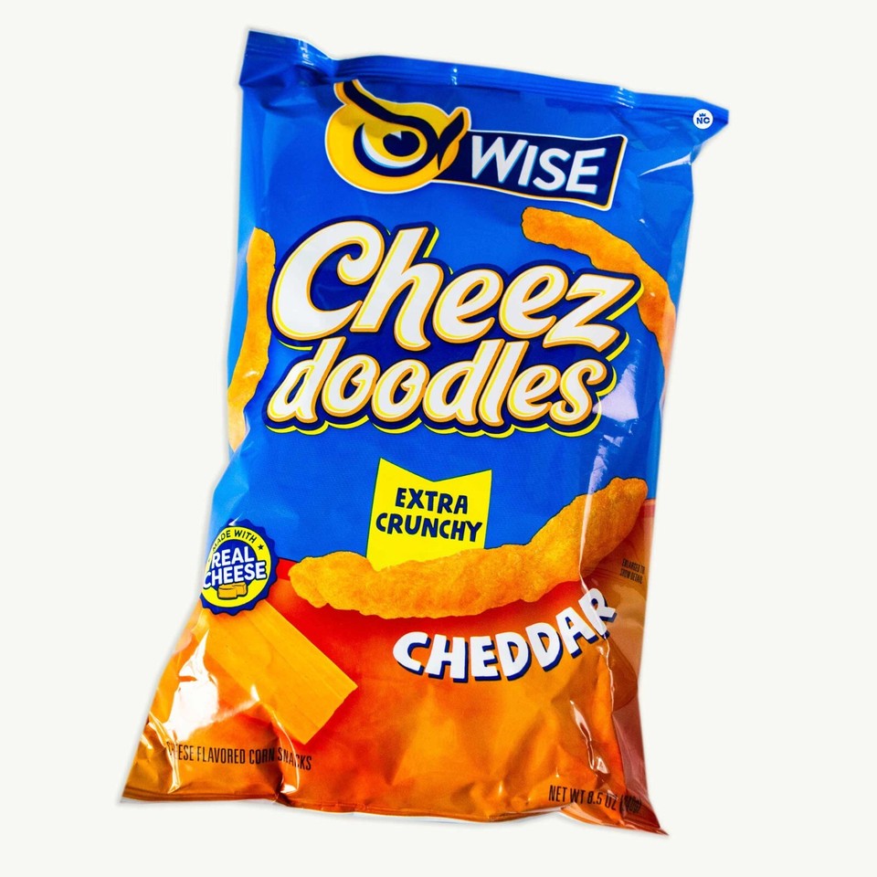 Wise Cheez Doodles Extra Crunchy (3pks) Rainbow Candy Popcorn (2oz