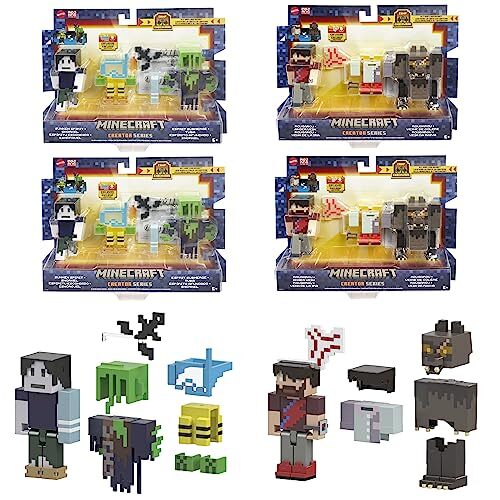 Minecraft Kreator Serie Verlängerung Packung Verschiedene F x4P Set Figur Toy - Bild 1 von 5