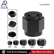 -4AN -6AN-8AN-10AN-12AN Female Flare Fitting Cap Nut Block off Fuel Hose end