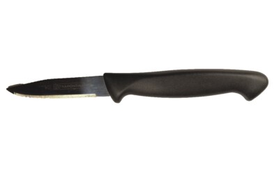 Tramontina Plastic Handle Paring Knife 3'' Carbon Micro-Serrated 