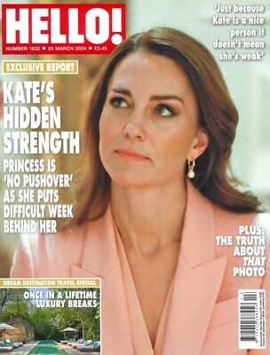 HELLO! Magazine: Princess Kate, Prince William, Camilla, Cynthia Erivo, 25.3.24