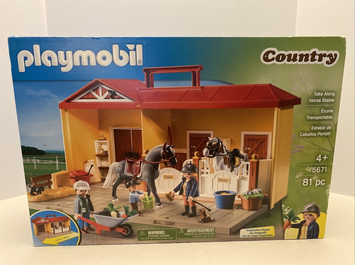 [Playmobil] Take Along Horse Stable 5671 New
