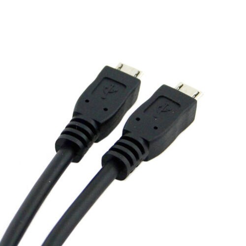 Micro USB Male to Micro USB Male Data Charged Cable for Mobile Phone Tablet CG - Photo 3 sur 12