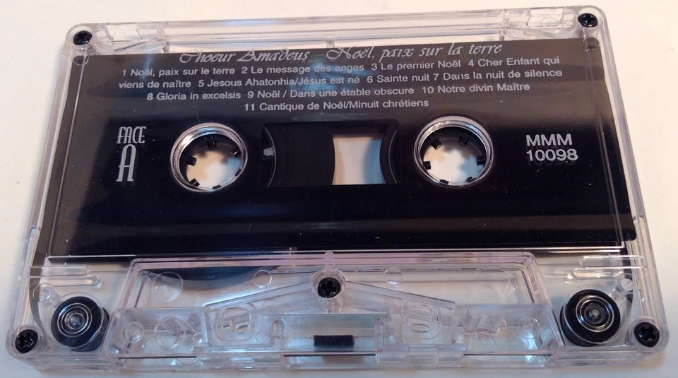 CHOEUR AMADEUS Tape Cassette NOEL,PAIX SUR LA TERRE 1999 GD Musique MMM-10098 - Image 4 of 4