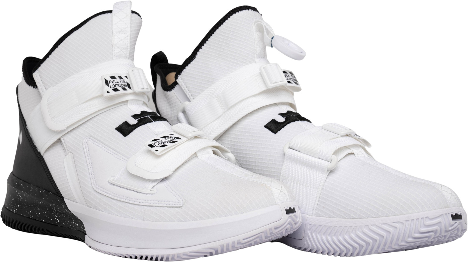 lebron 13 soldier black and white