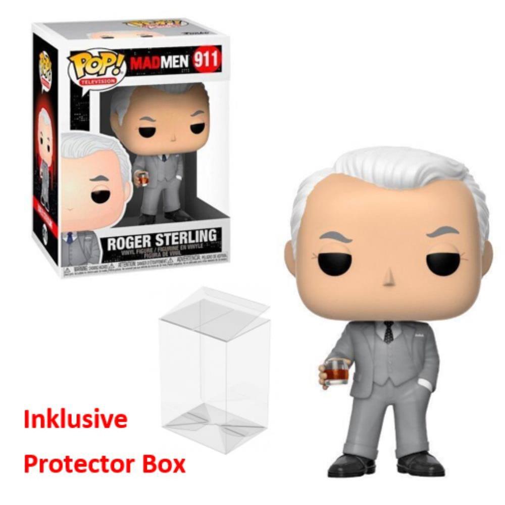 Figura De Vinilo Funko Pop Mad Men #911 Roger Sterling Nuevo Sellado + Caja Protectora