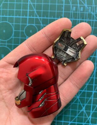 その他 Maho Hot Toys MMS427D19 1/6 Iron Man Mark XLVII Empty Helmet with