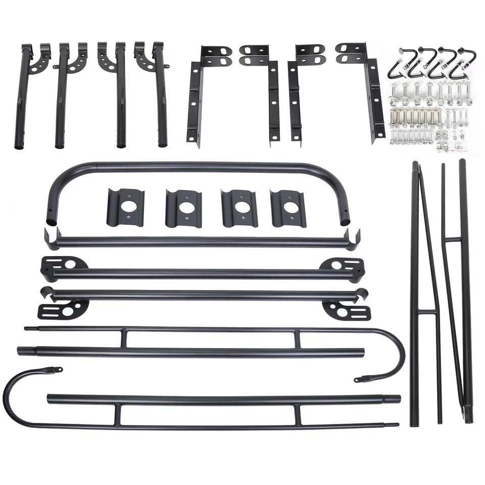 138" x 60" x 34" Fullsize Bed Truck Pick up Ladder Rack Lumber Utility Kayak - Imagem 3 de 4