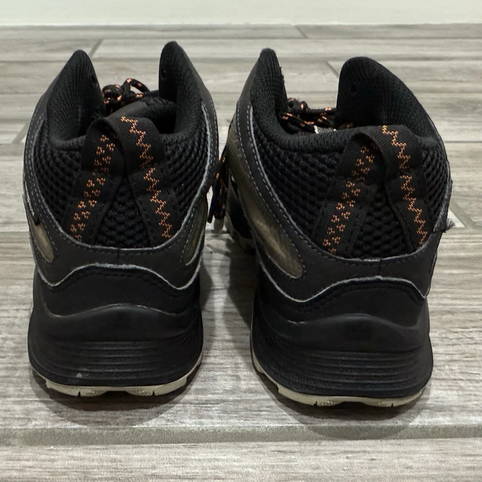 Merrell Moab Speed Mid MK265424 Boys Black Waterproof Hiking Boots Kids Size 2 - Image 3 of 4