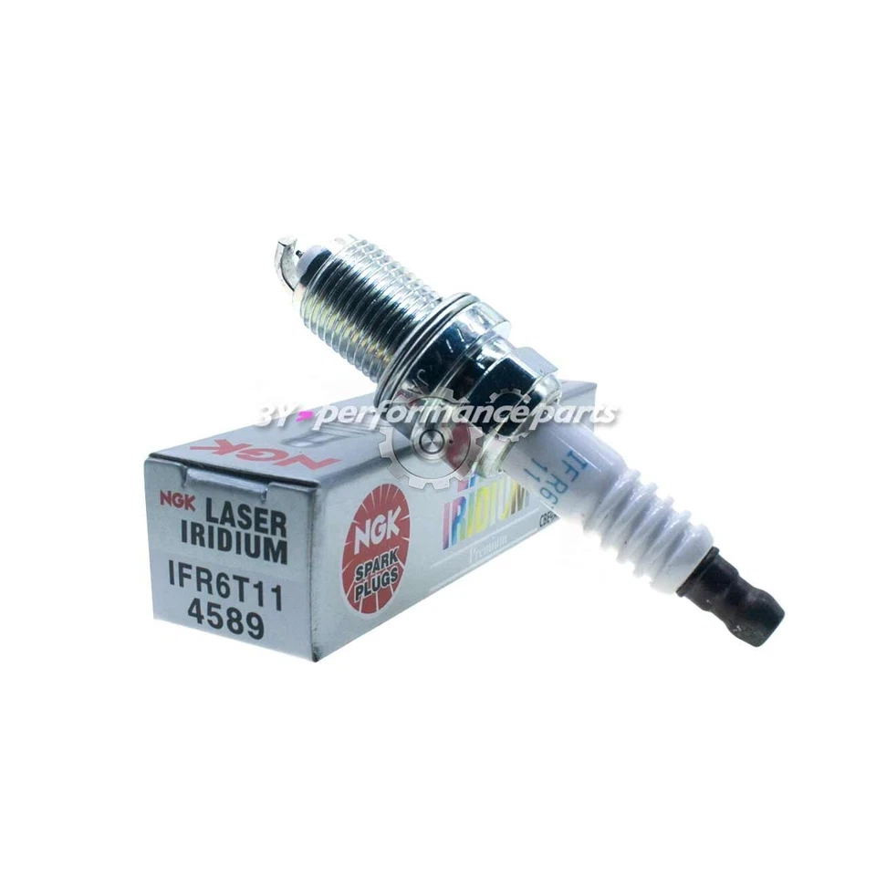 Kit de bujías láser de iridio de 6 piezas #4589 para Toyota Lexus conjunto OEM NGK IFR6T-11 Foto 4 de 4