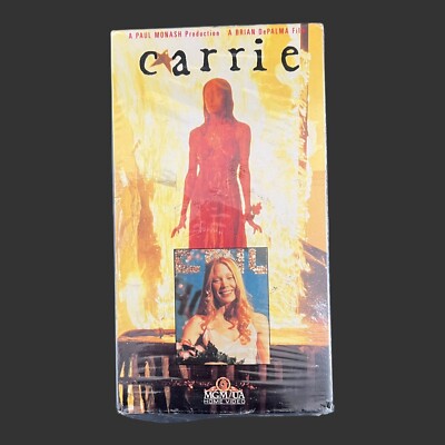 Vtg Carrie VHS Tape MGM 1992 Horror Movie Stephen King Original Shrink Wrap eBay