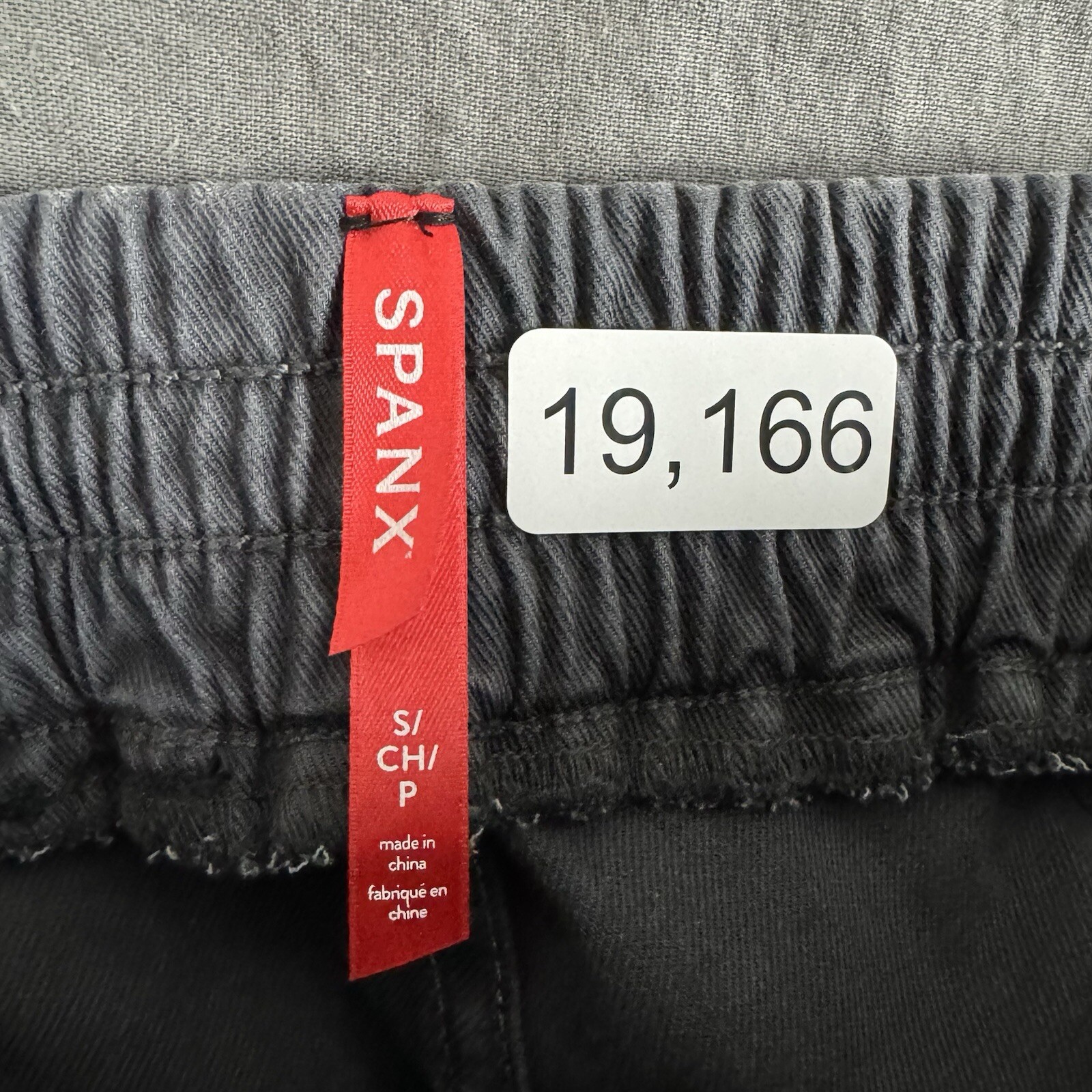 Spanx Women’s Size Small Solid Gray Stretch Twill… - image 7