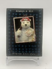 Polar Bear Baseball Player Always A Hit RARE&nbsp;1997 VINTAGE Coca-Cola Magnet Coke