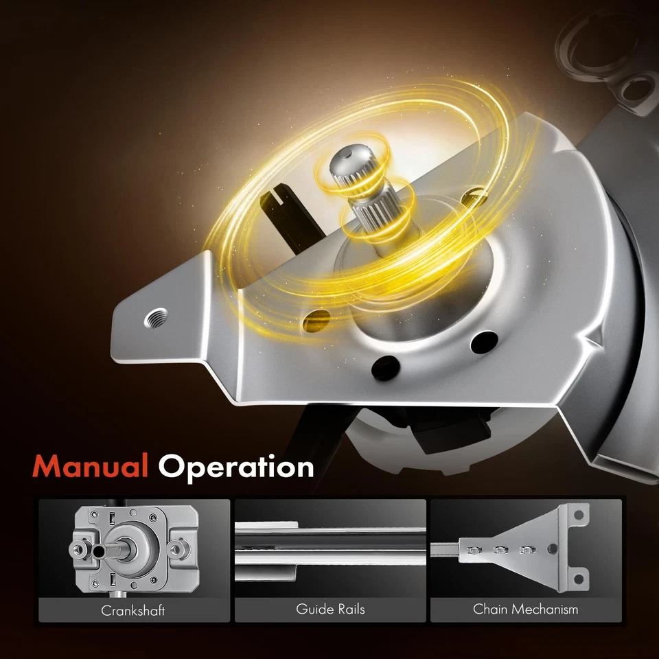 Regulador de janela manual para Peterbilt 348 349 357 359 362 378 379 385 dianteiro esquerdo - Imagem 4 de 4