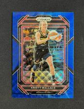 2023 Panini PRIZM WNBA Kristy Wallace Blue Wave #54 Indiana Fever