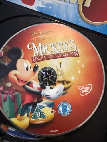 MICKEYS MAGICAL CHRISTMAS: SCROOGE/A XMAS CAROL,ONCE,TWICE, MOUSE DISNEY DVD C14 - Picture 3 of 5